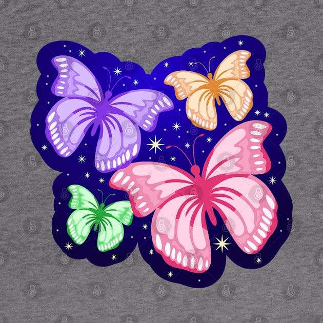 Cute Butterflies Design by BrightLightArts